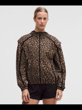 lululemon Transformable Leopard Print Windbreaker